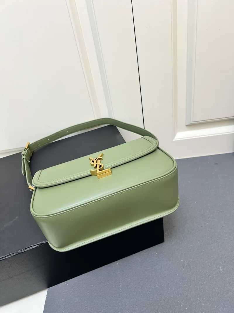 Saint Laurent Y1832330 Sage Green Shoulder Bag - Image 9