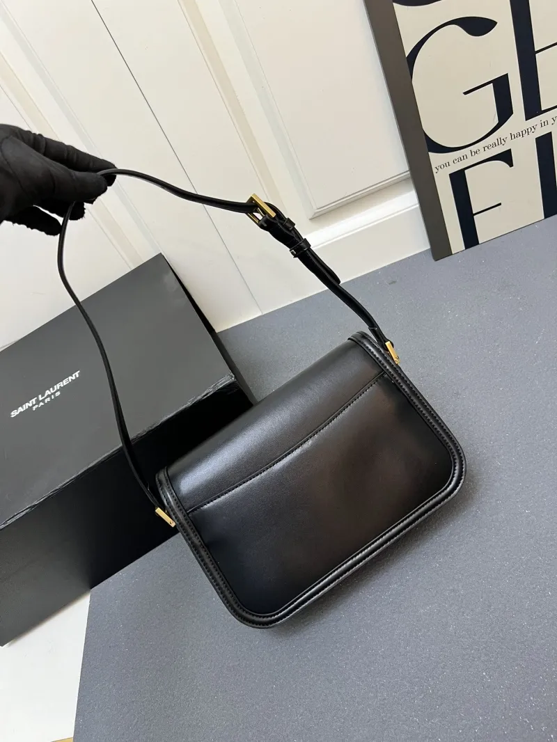 Saint Laurent Black Leather Shoulder Bag Y1832330 - Image 3