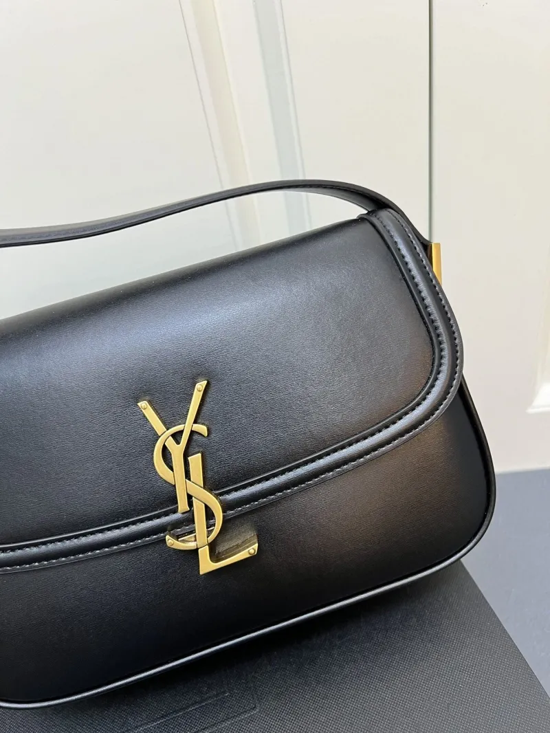 Saint Laurent Black Leather Shoulder Bag Y1832330 - Image 6