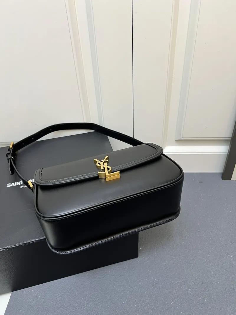 Saint Laurent Black Leather Shoulder Bag Y1832330 - Image 9