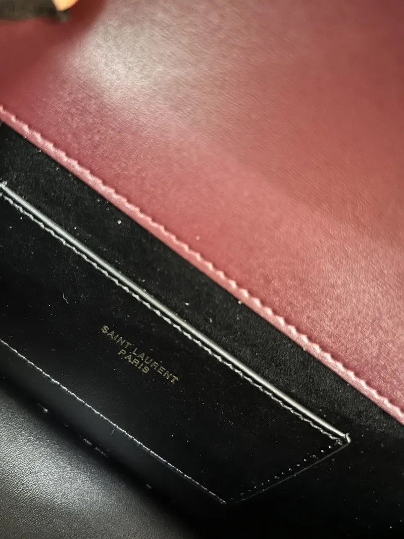 Alternative view of YSL Burgundy Leather Shoulder Bag Y1832330