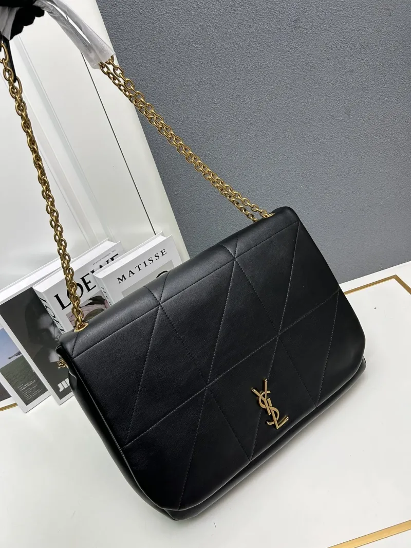 YSL Large Black Chain Shoulder Bag S07019 - Image 3