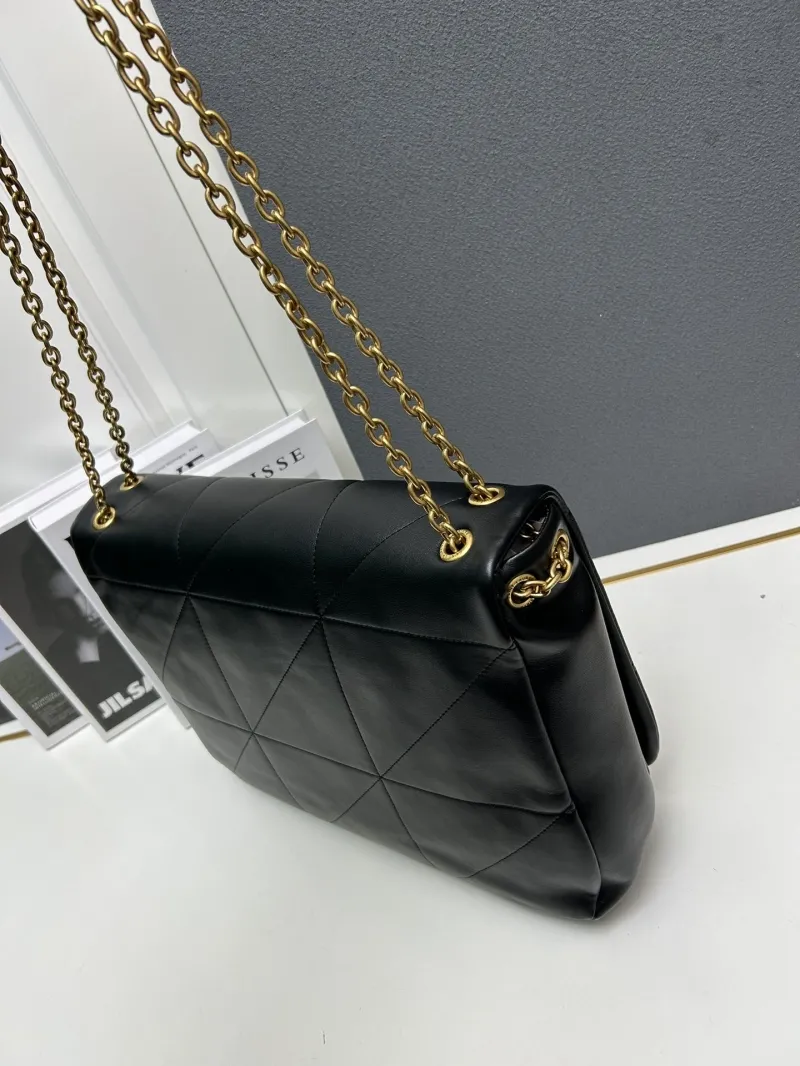 YSL Large Black Chain Shoulder Bag S07019 - Image 5