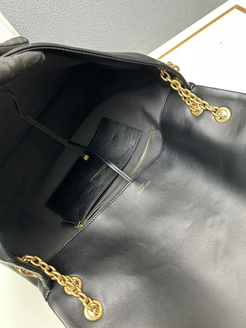 YSL Large Black Chain Shoulder Bag S07019 - Image 8