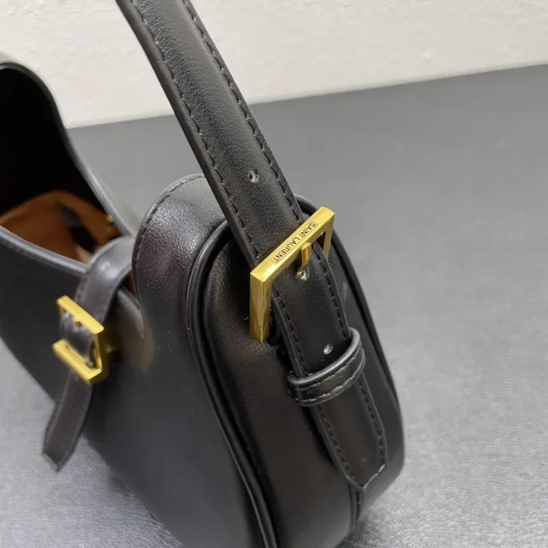 Saint Laurent Black Top Handle Bag S08015-24cm - Image 6