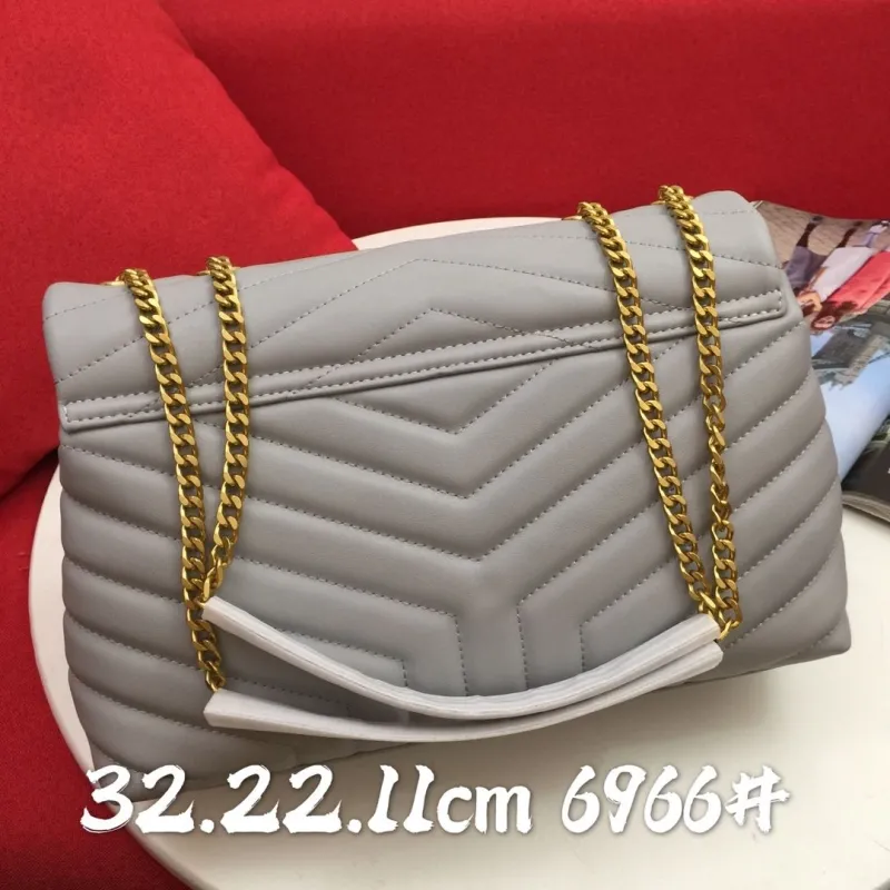 Alternative view of YSL Gray Top Handle Bag 6966