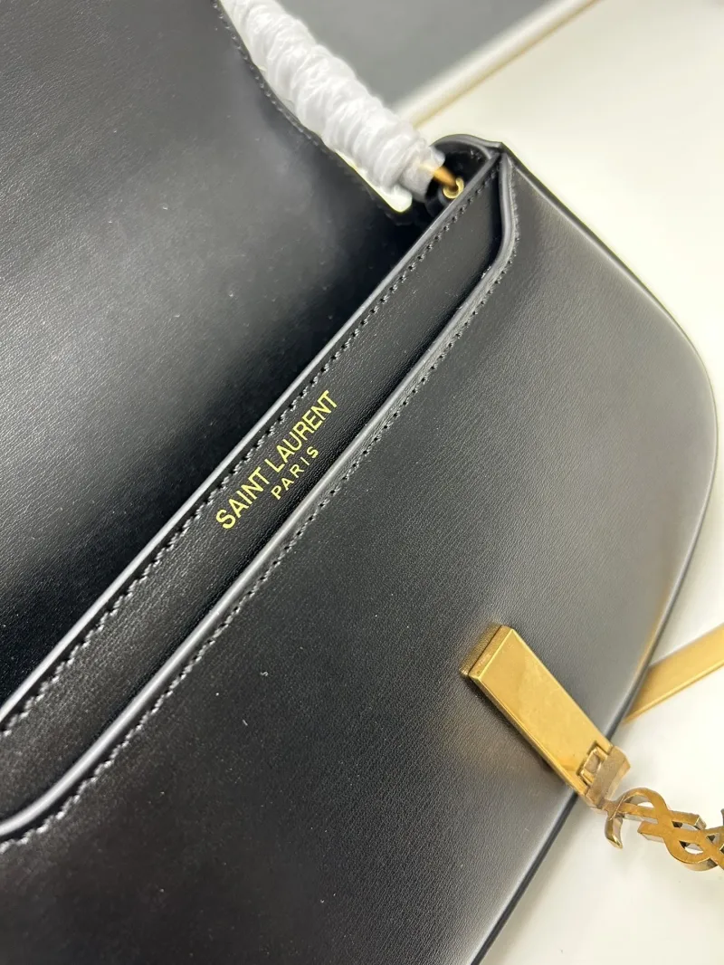 YSL Black Top Handle Bag KK779642 - Image 8