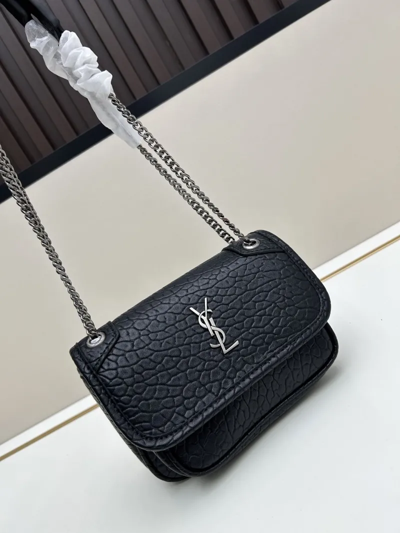YSL Black Top Handle Crossbody Bag 538 - Image 4