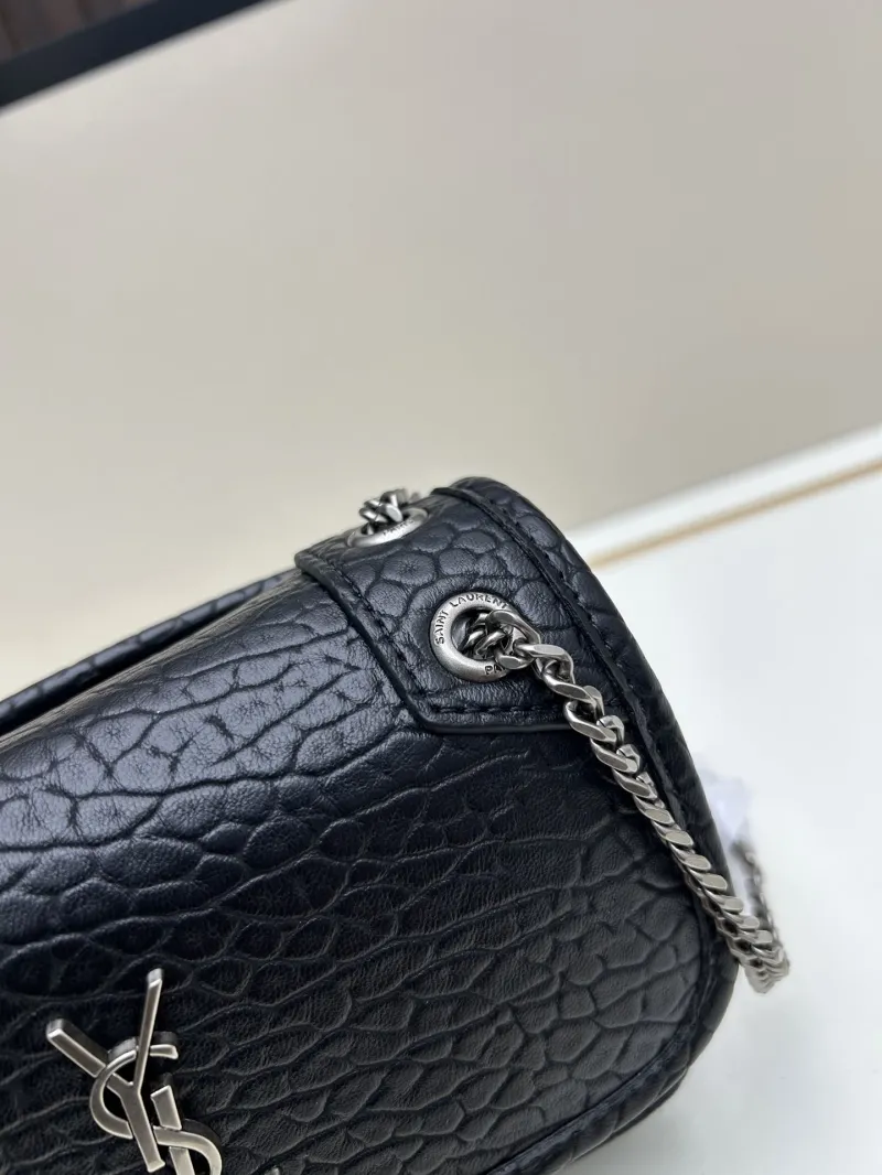YSL Black Top Handle Crossbody Bag 538 - Image 6