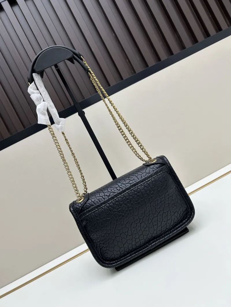 Alternative view of YSL Black Leather Chain Shoulder Bag 539