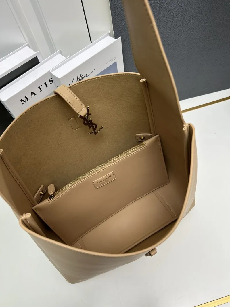 YSL Beige Hobo Bag S08022 30cm 22cm - Image 7