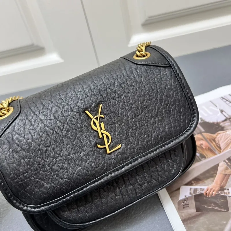 Alternative view of YSL Black Chain Shoulder Bag Z163360