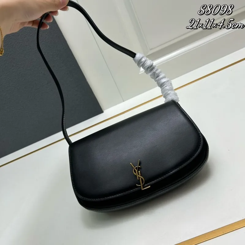 Saint Laurent Black Top Handle Bag S8098