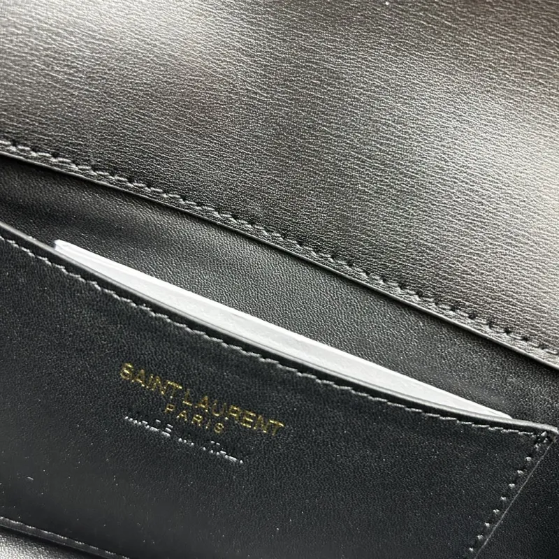 Saint Laurent Black Top Handle Bag S8098 - Image 3