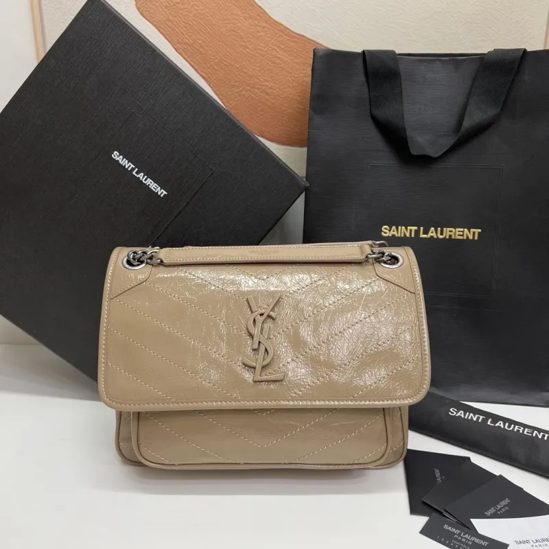 YSL Beige Top Handle Bag 559