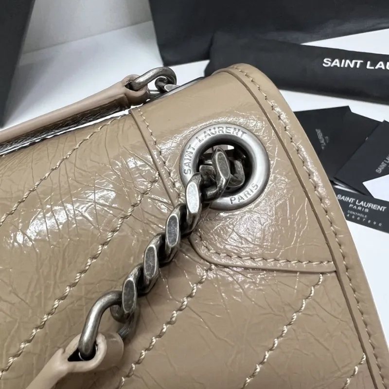 YSL Beige Top Handle Bag 559 - Image 5