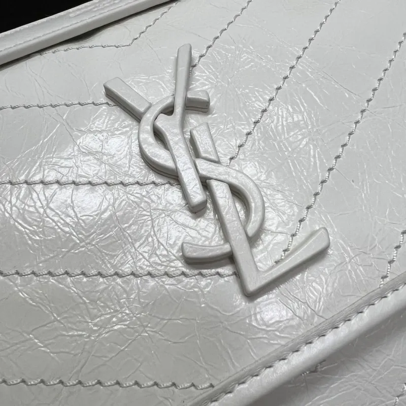 Saint Laurent White Top Handle Bag 560 - Image 4