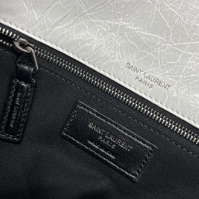 Saint Laurent White Top Handle Bag 560 - Image 8