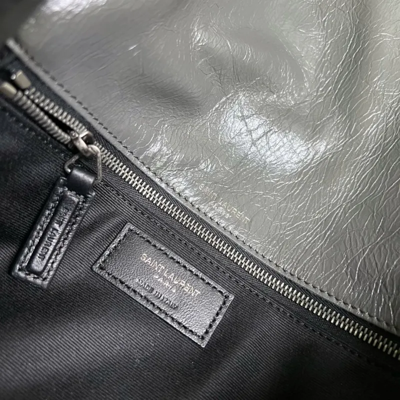 Saint Laurent Gray Top Handle Bag 568 - Image 8