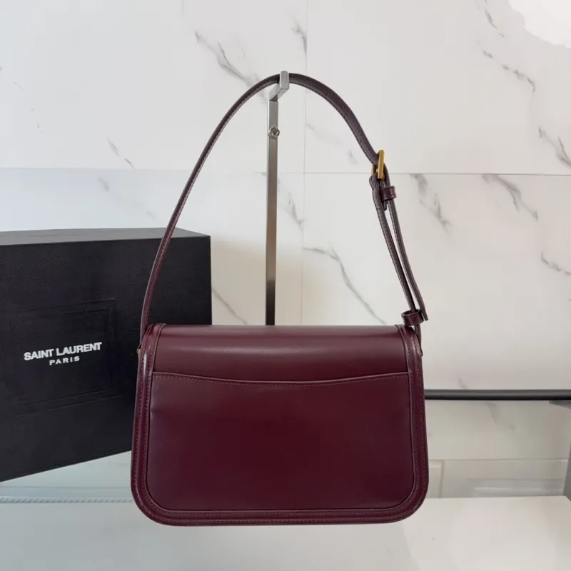 Alternative view of Saint Laurent Burgundy Shoulder Bag 573
