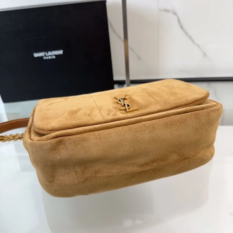 Saint Laurent Tan Suede Shoulder Bag 575 - Image 5
