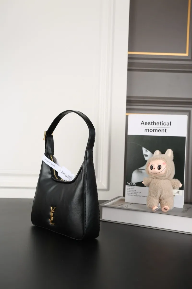 Alternative view of YSL Black Calypso Hobo Bag