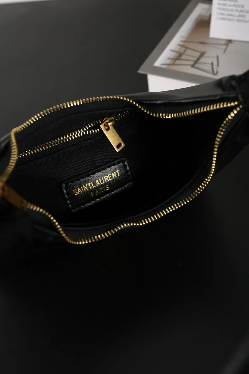 YSL Black Calypso Hobo Bag - Image 7
