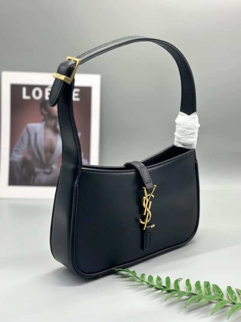 Alternative view of YSL Black Top Handle Bag 581