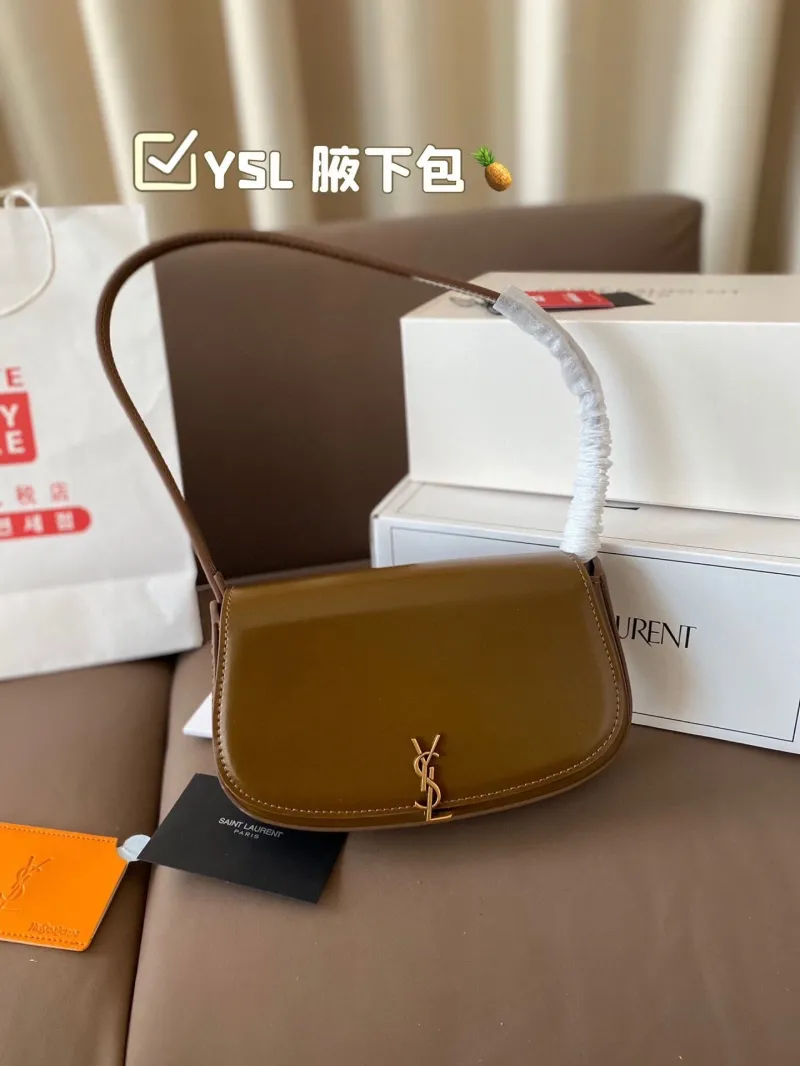 Alternative view of YSL Brown Underarm Bag 582