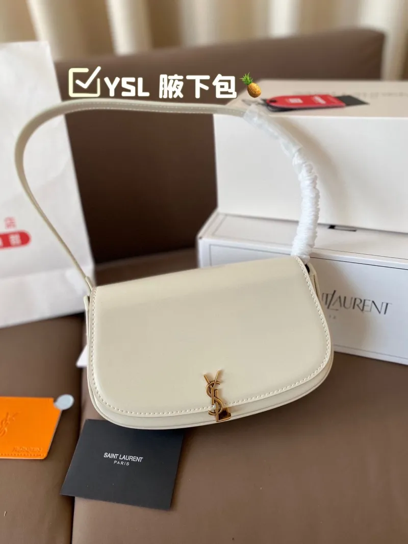 Alternative view of YSL Cream Underarm Shoulder Bag 583