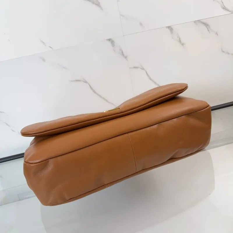 YSL Brown Top Handle Bag 595 - Image 6