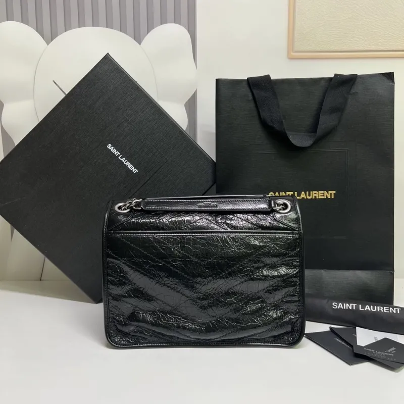 Alternative view of Saint Laurent Black Top Handle Bag 600