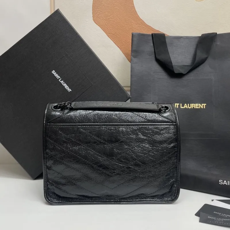 Alternative view of Saint Laurent Black Top Handle Bag 601