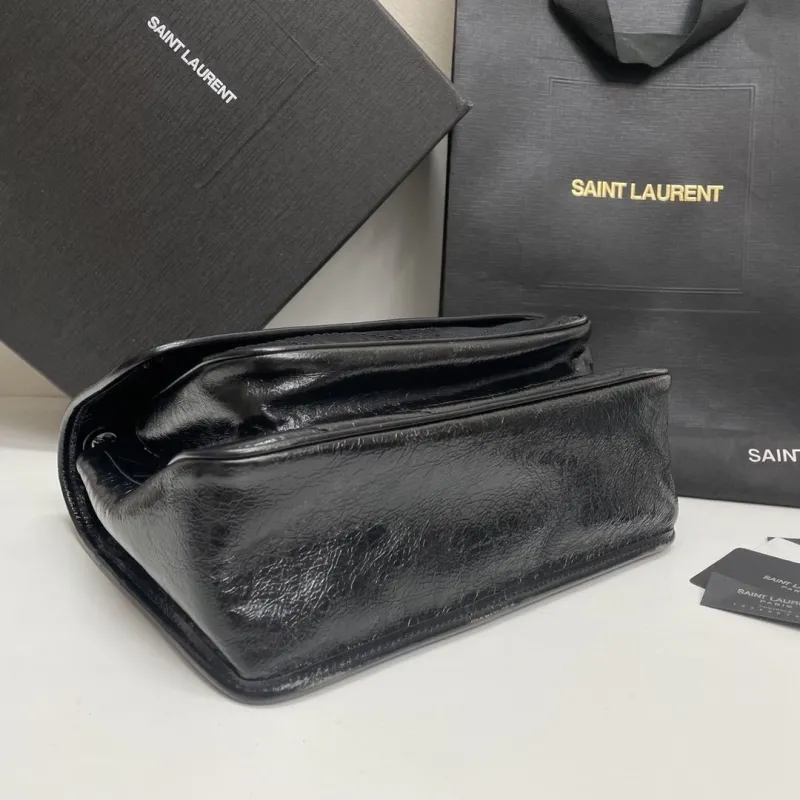 Saint Laurent Black Top Handle Bag 601 - Image 5