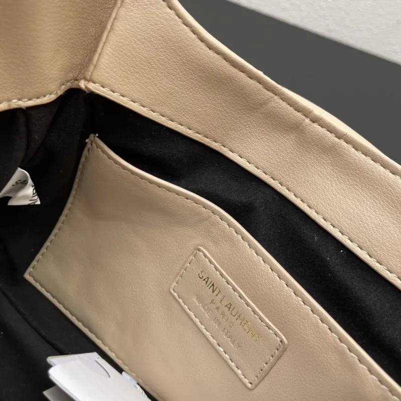 YSL Beige Top Handle Bag S08020 24cm - Image 9