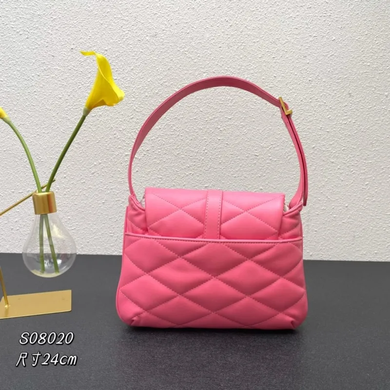 Alternative view of YSL Pink Top Handle Bag S08020 Size 24cm