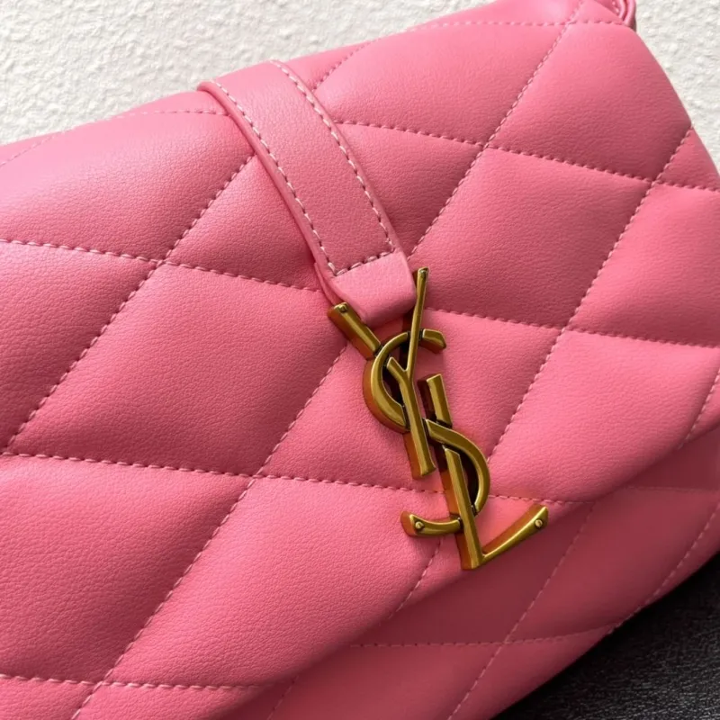 YSL Pink Top Handle Bag S08020 Size 24cm - Image 4