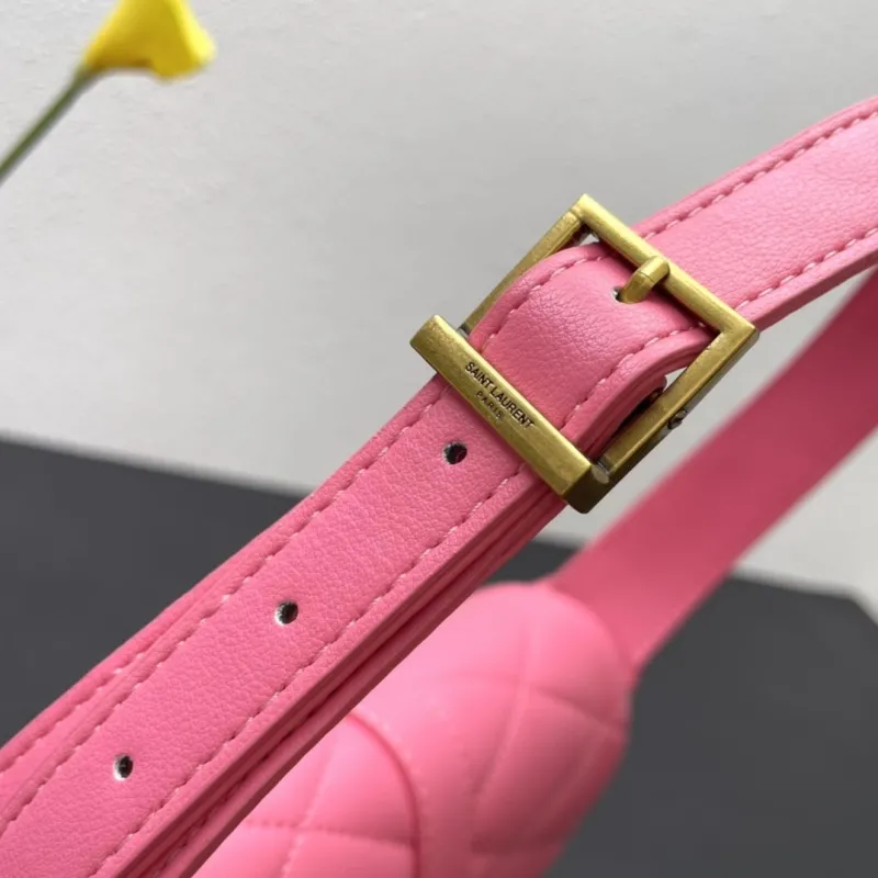 YSL Pink Top Handle Bag S08020 Size 24cm - Image 5