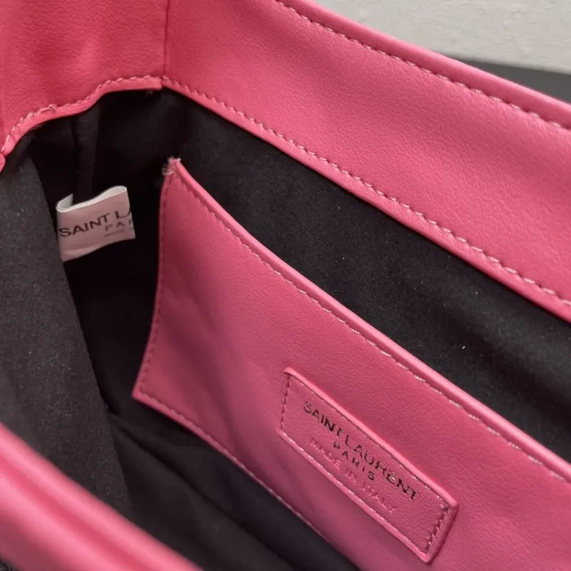 YSL Pink Top Handle Bag S08020 Size 24cm - Image 9
