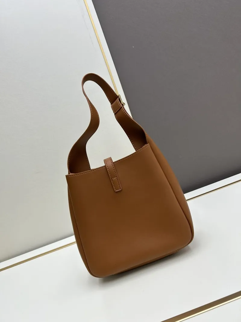 Alternative view of YSL Brown Leather Top Handle Bag 623