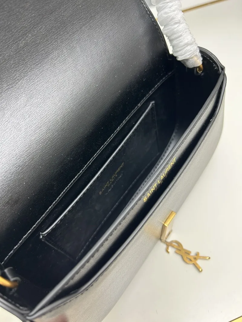 YSL Black Top Handle Shoulder Bag KK779642 - Image 9