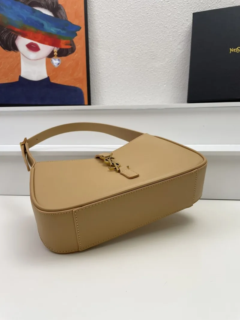 YSL Beige Hobo Shoulder Bag KK657228 25cm - Image 7