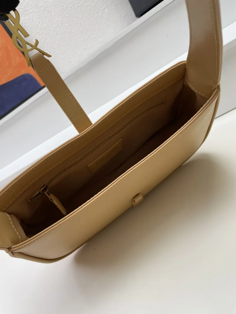 YSL Beige Hobo Shoulder Bag KK657228 25cm - Image 8