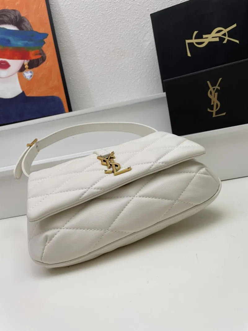 YSL White Top Handle Bag KK698567 - Image 6
