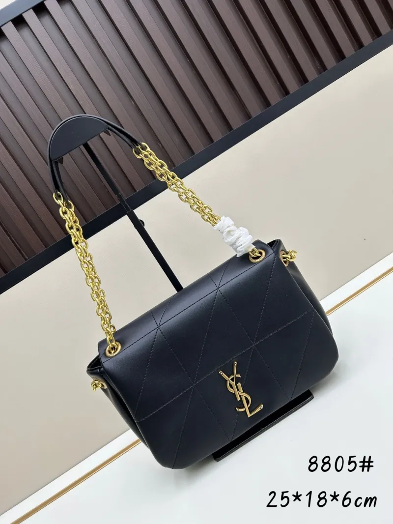 YSL Black Chain Shoulder Bag 8805