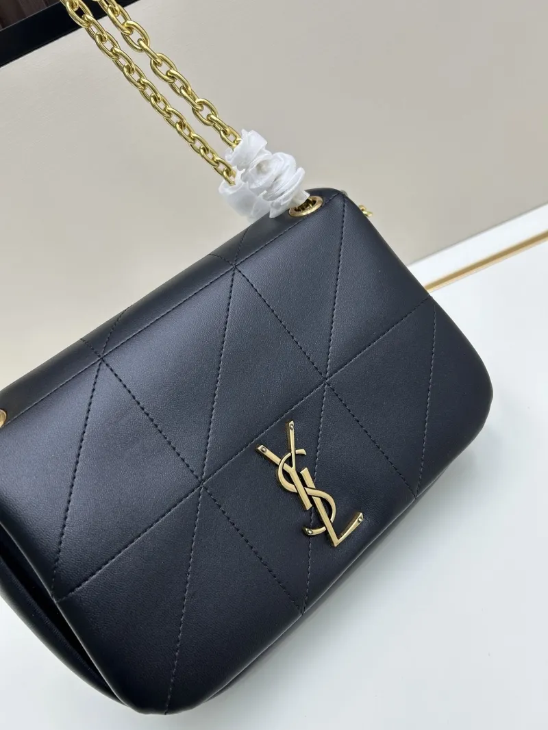 YSL Black Chain Shoulder Bag 8805 - Image 4