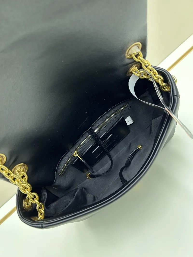 YSL Black Chain Shoulder Bag 8805 - Image 7