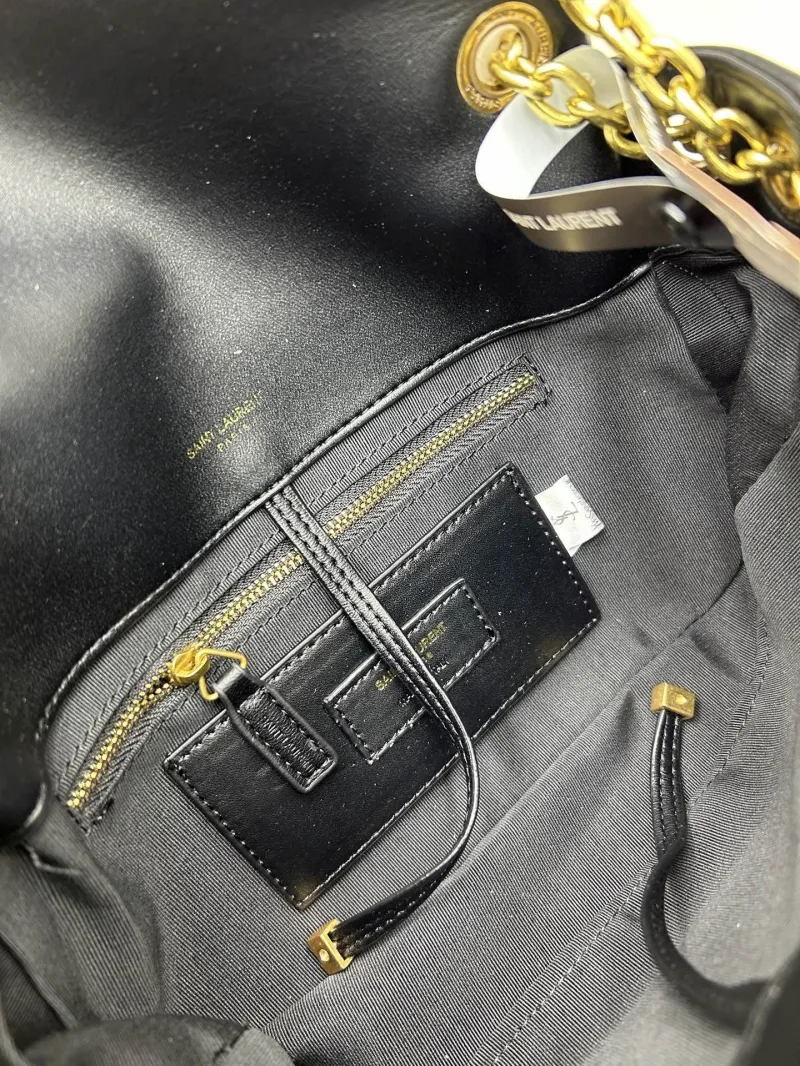 YSL Black Chain Shoulder Bag 8805 - Image 8