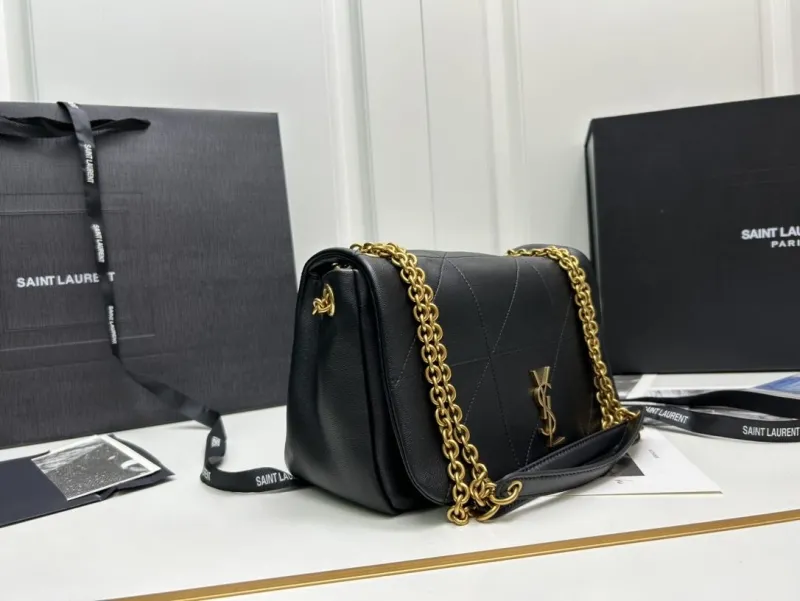YSL Black Chain Shoulder Bag 763475 - Image 3