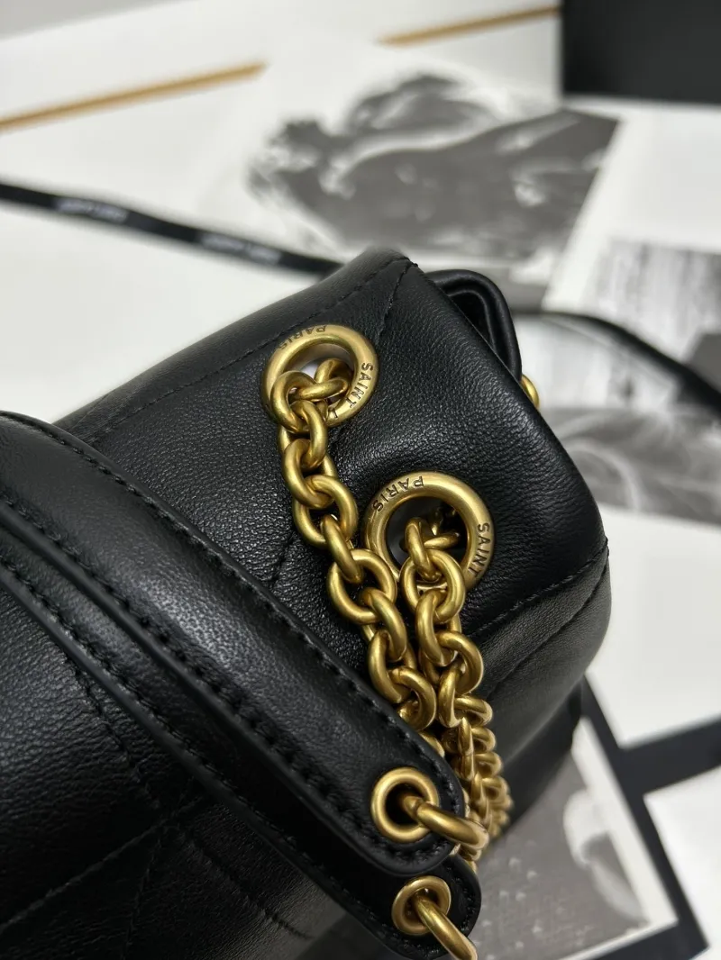 YSL Black Chain Shoulder Bag 763475 - Image 6